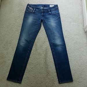 Diesel Low Rise Slim Tapered Jeans (Pre-owned)